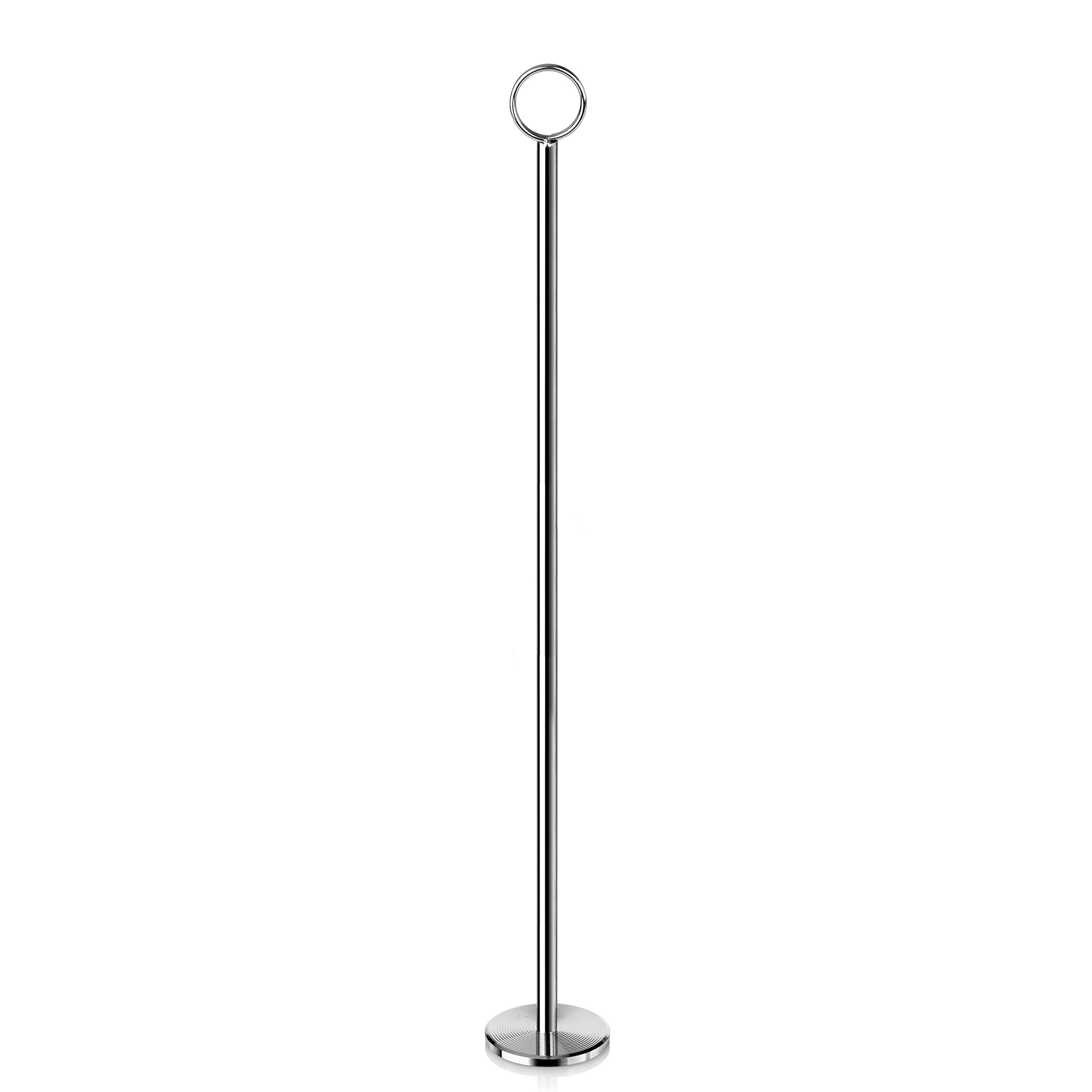 New Star Foodservice 23305 Ring-Clip Table Number Holder/Number Stand/Place Card Holder, 18-Inch, Set of 12