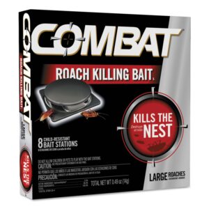 combat 41913 source kill large roach killing system child-resistant disc 8/box