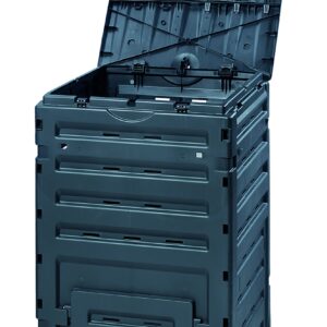 Exaco 628001 Eco Basic Compost bin, 120-Gallon, Black