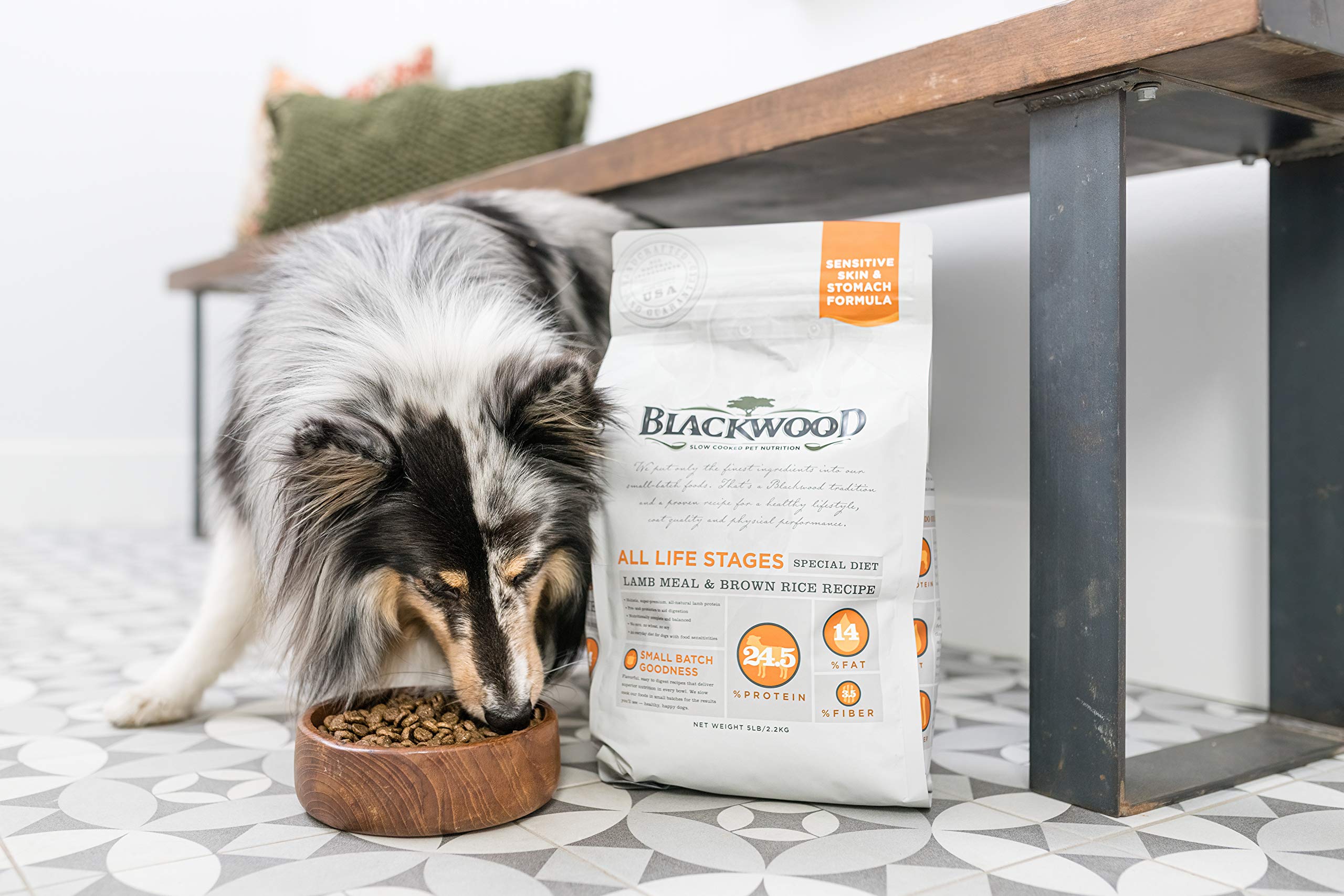 Blackwood Special Diet All Life Stages Dry Dog Food, 15Lb., Catfish & Pearled Barley Recipe, Sensitive Skin and Stomach, Grain Free Dog Food