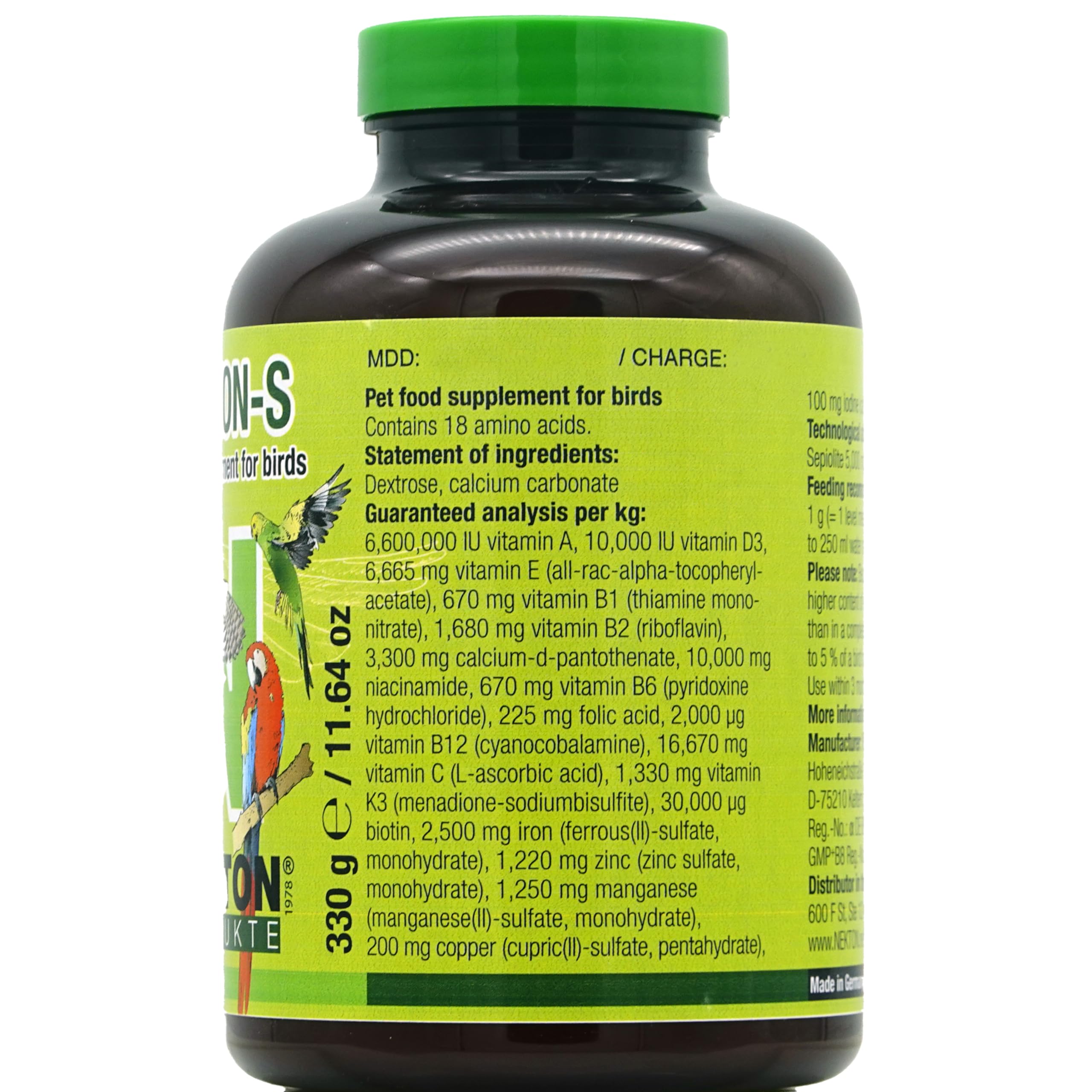 Nekton-S Multi-Vitamin for Birds 330g/ 11.64oz