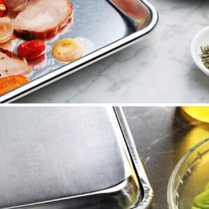 New Star Foodservice 36930 Commercial-Grade 18-Gauge Aluminum Sheet Pan/Bun Pan, 18" L x 26" W x 1" H (Full Size) Pack of 12 | Measure Oven (Recommended)