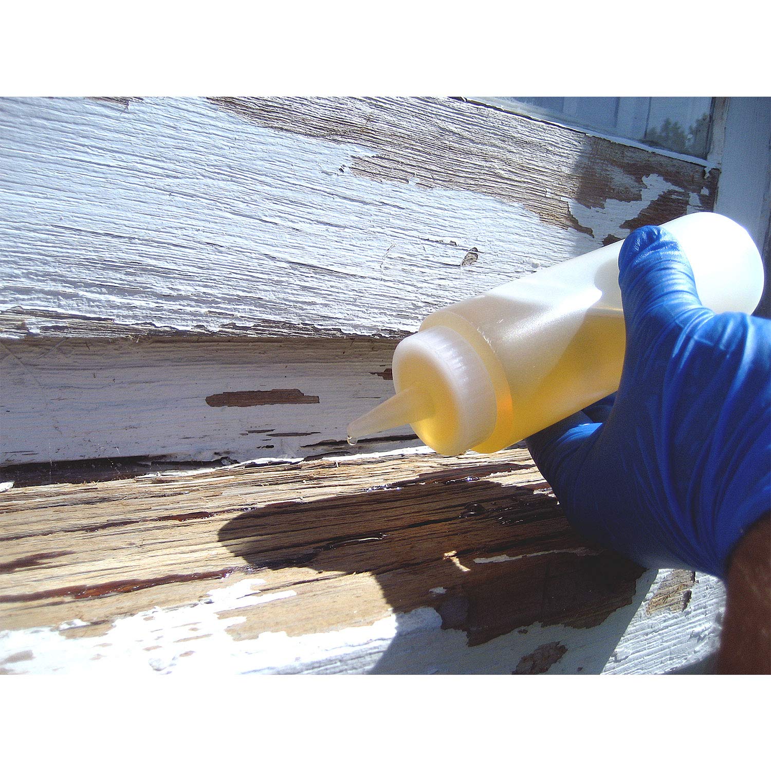 Abatron LiquidWood 2 Pint Kit – 2-Part Structural Epoxy Wood Hardener and Consolidant Resin.