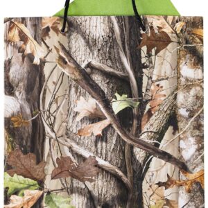 Havercamp Next Camo Party Gift Bag | 1 Count | Great for Hunter Themed Party, Camouflage Motif, Birthday Event, Graduation Party, Father's Day Celebration