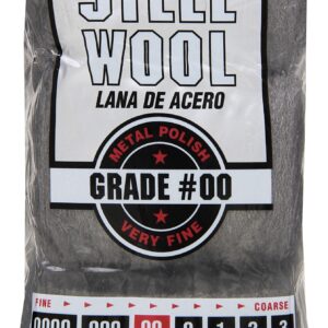 HOMAX PRODUCTS 10121100 Number 00 Steel Wool Pad, 12-Pack , Gray