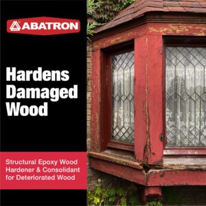 Abatron LiquidWood 2 Pint Kit – 2-Part Structural Epoxy Wood Hardener and Consolidant Resin.