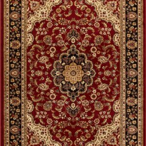 Well Woven Barclay Medallion Kashan Red Traditional Area Rug 6'7'' X 9'6''