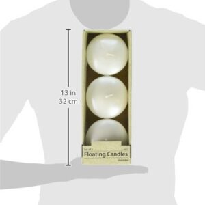 4 Inch Pearl White Floating Candles