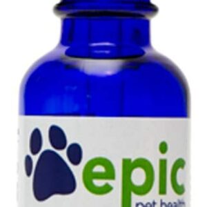 Epic Pet Health Skin - Relieves Itchy, Flaky Skin Natural Electrolyte Formula Unscented Safe for All Animals Can be Put on Body, Food and Water Works Quickly (Dropper 2 oz)