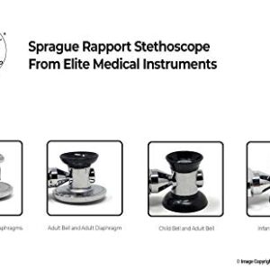 EMI Professional Deluxe Sprague Rappaport Dual Head Stethoscope #112 (Sea Foam)