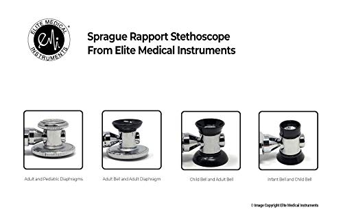 EMI Professional Deluxe Sprague Rappaport Dual Head Stethoscope #112 (Sea Foam)