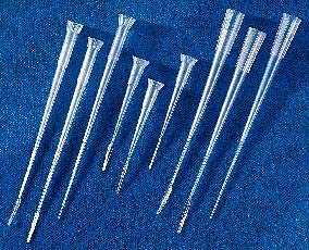 Corning 4853 Polypropylene Natural Nonsterile Gel-Loading Pipet Tips, 0.5mm End Thickness, 1-200µL Volume Range (Case of 400)