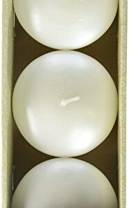 4 Inch Pearl White Floating Candles