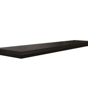 InPlace Shelving 0191409 Warwick Floating Wall Mountable Shelf with Invisible Bracket, Black, 18-Inch Wide by 8-Inch Deep by 1.25-Inch High