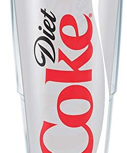 Tervis Plastic, Coca-Cola - Diet Coke Tumbler with Wrap and Frosted Lid 16oz, Clear