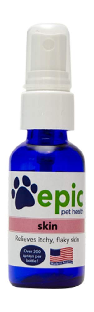 Skin - Relieves Itchy, Flaky Skin Naturally, Made in USA Natural Electrolyte Spray for Healthy Skin and Coats Can be use on All Animals Unscented is Healthy for Animals (Spray 1 oz)