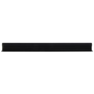 Black Plastic "T" Divider for Parsley Runner Without Aluminum Support - 18"L x 1 1/2"H