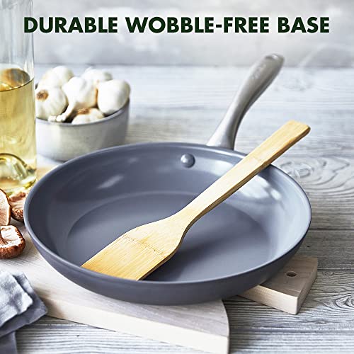 GreenPan Lima Hard Anodized Healthy Ceramic Nonstick 12.5" Wok pan with Helper Handle, PFAS-Free, Oven Safe, Gray