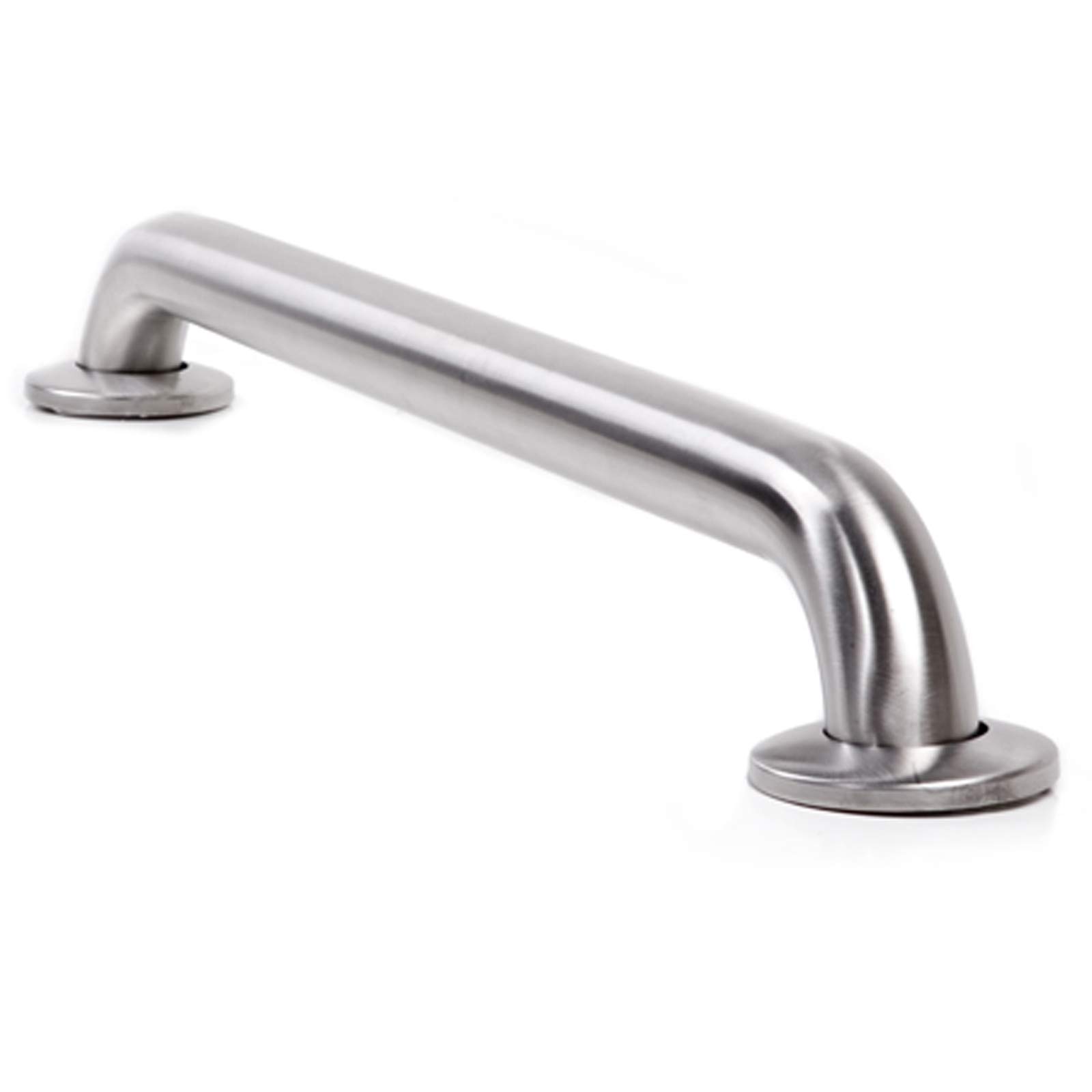 Arista Bath Products 1-1/2-Inch Diameter Stainless Steel Shower Wall Grab Bar, 16-Inch