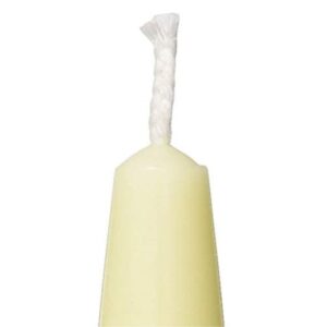 Zest Candle 12-Piece Taper Candles, 6-Inch, Ivory