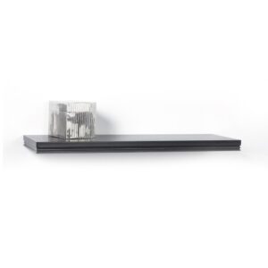 InPlace Shelving 0191409 Warwick Floating Wall Mountable Shelf with Invisible Bracket, Black, 18-Inch Wide by 8-Inch Deep by 1.25-Inch High