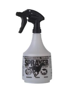 little giant professional spray bottle (black) all purpose general use spray bottle (32 oz.) (item no. ps32black)