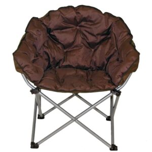 xl outdoor club chair in chestnut brown