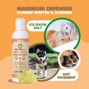 Natural Dog Paw Balm | Non-Waxy Formula Dog Nose Balm & Snout Soother for Dogs. Our Paw Cream for Dogs is a Must in Dog Bathing Supplies | Ideal Dog & Cat Paw Balm to use After a paw Cleaner for Dogs