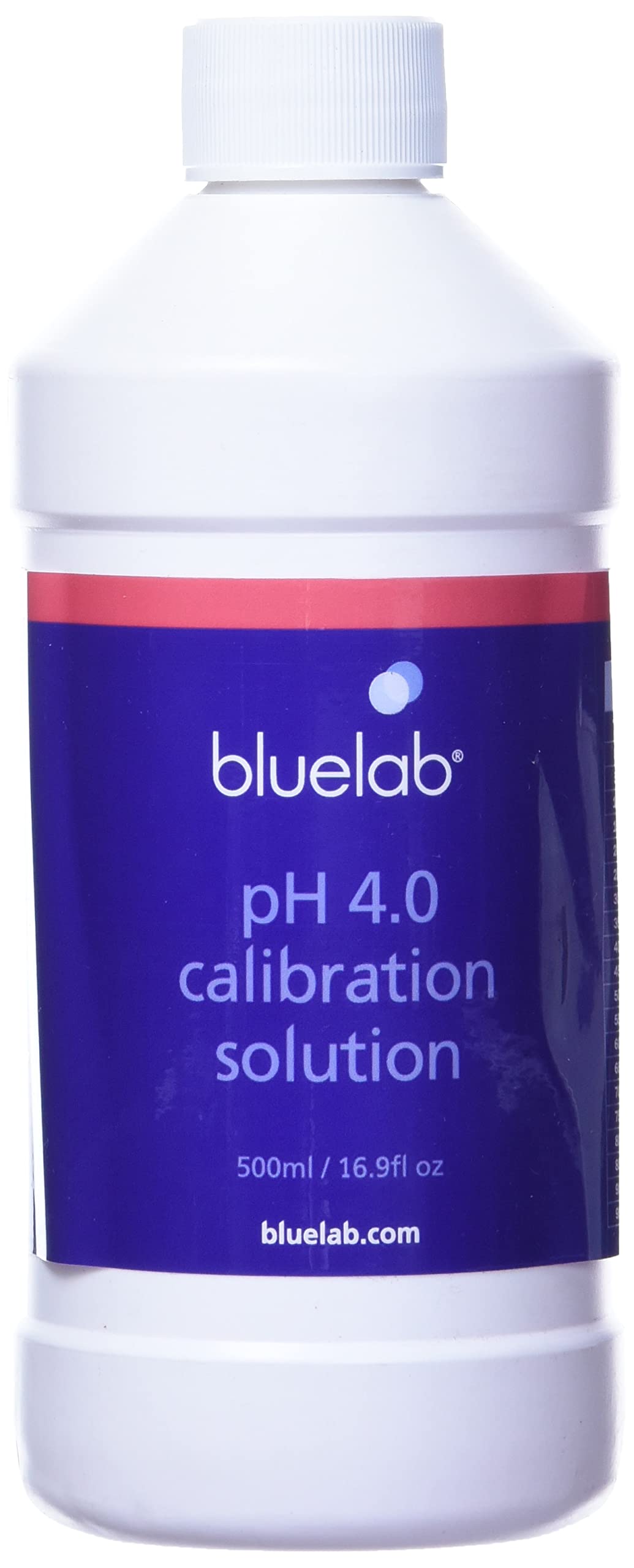 bluelab GL56732898 PH 4.0 Calibration Solution, 500 milliliters lab-Chemical-Standards, Natural