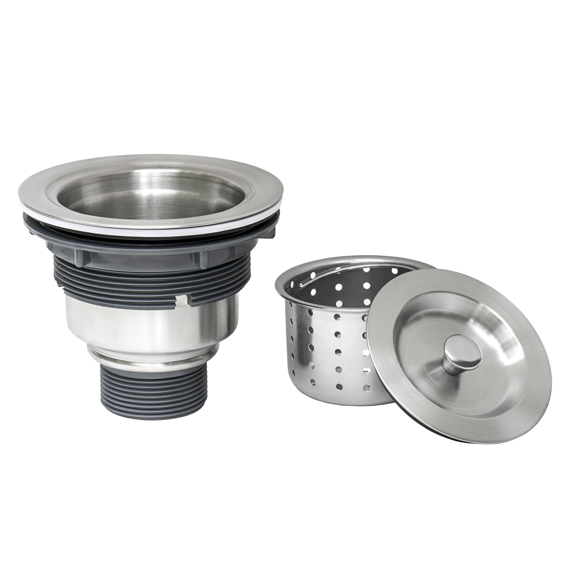 Ruvati RVA1025 Kitchen Sink Basket Strainer, Stainless Steel