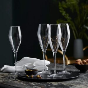 Luigi Bormioli - 08748/07 Luigi Bormioli Atelier 9.25 oz Champagne Glasses, Set of 6, Clear