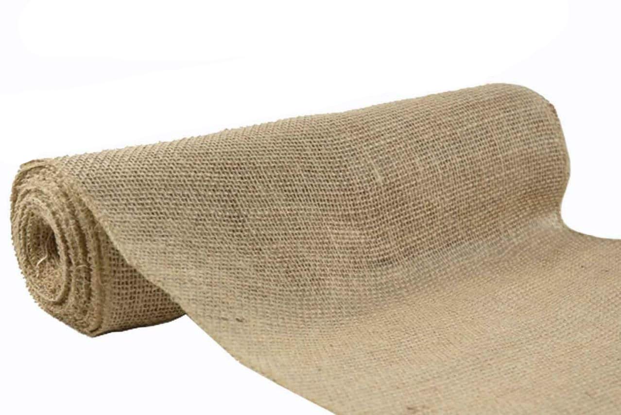 Mybecca 5 Yard 10 Oz Burlap Premium Natural Vintage Jute Fabric 40 Inches Wide Upholstery