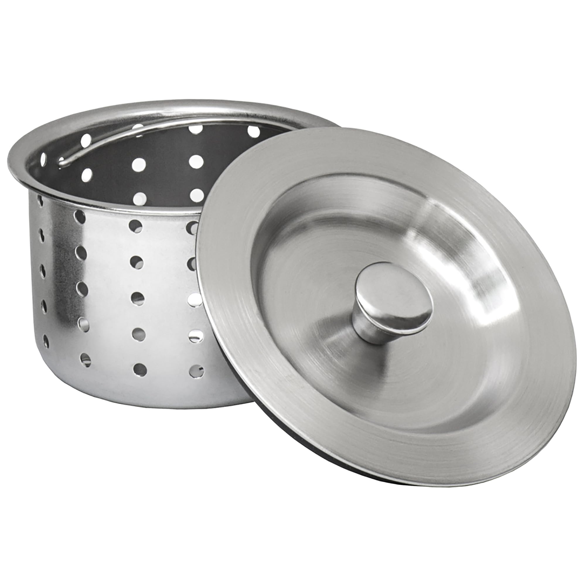 Ruvati RVA1025 Kitchen Sink Basket Strainer, Stainless Steel