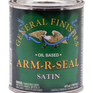 General Finishes Arm-R-Seal Oil Based Topcoat, 1 Pint, Satin