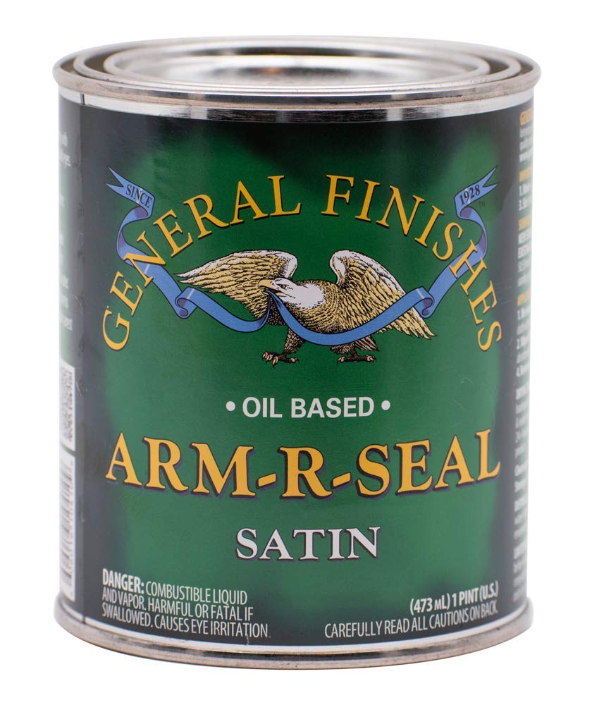 General Finishes Arm-R-Seal Oil Based Topcoat, 1 Pint, Satin