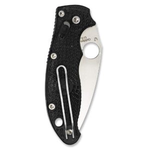 Spyderco Manix 2 Black Plain Edge Knife