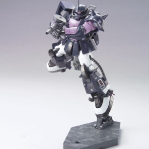 Bandai Hobby HGUC MS-06R-1A Zaku II High Grade Universal Century 1/144 Gundam MSV Action Figure (Black Tri-Stars Color)