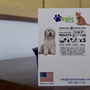 Epic Pet Health Clear - Reduces Allergies and Coughing Natural Electrolytes for a Healthy Immune System for All Animals Easy to Use Flavorless (2 oz Spray)