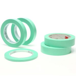 3M Precision Masking tape, 06525, 1/4" x 60 yds, Crisp, Sharp Lines for Automotive Paint Masking, 1 Roll