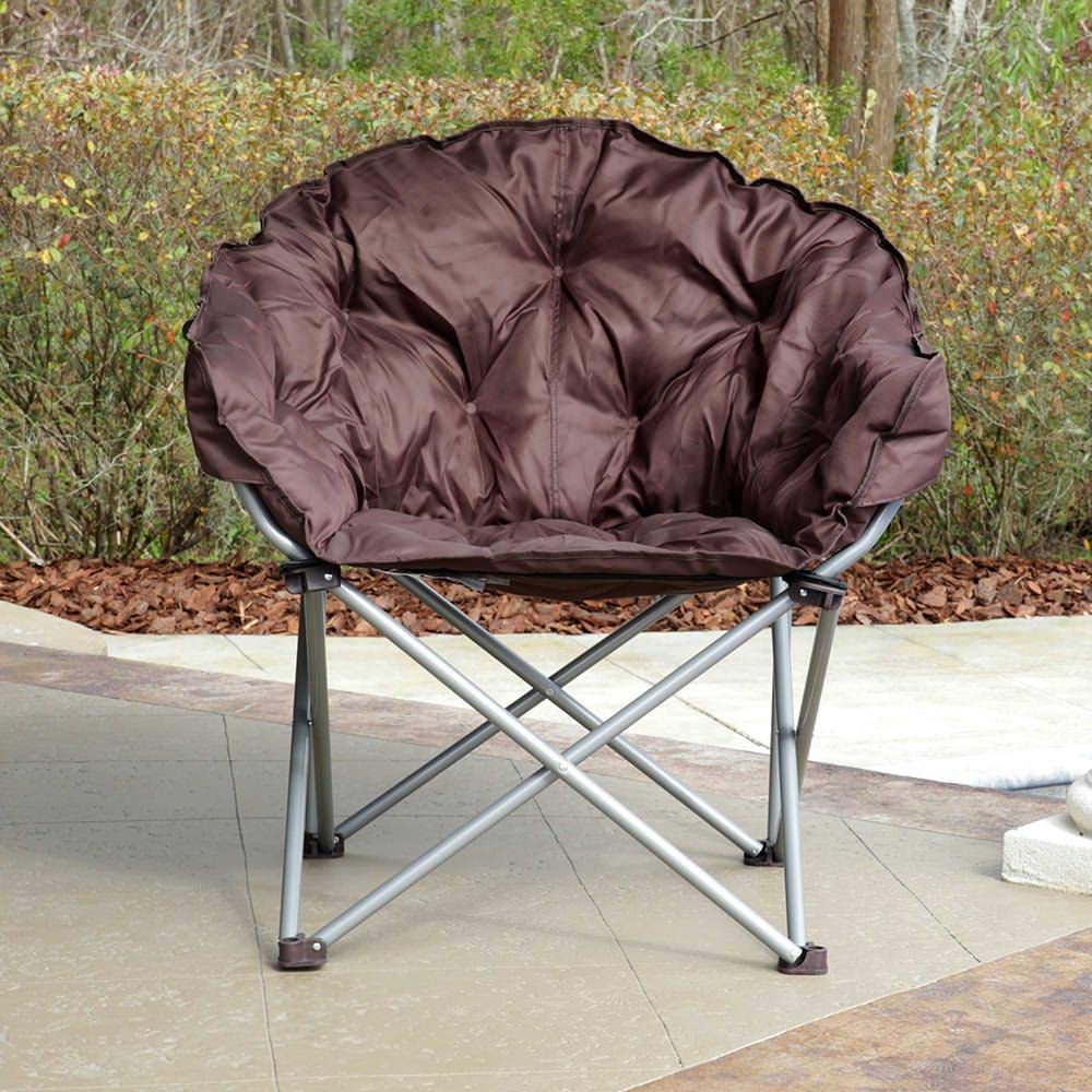 XL Outdoor Club Chair in Chestnut Brown