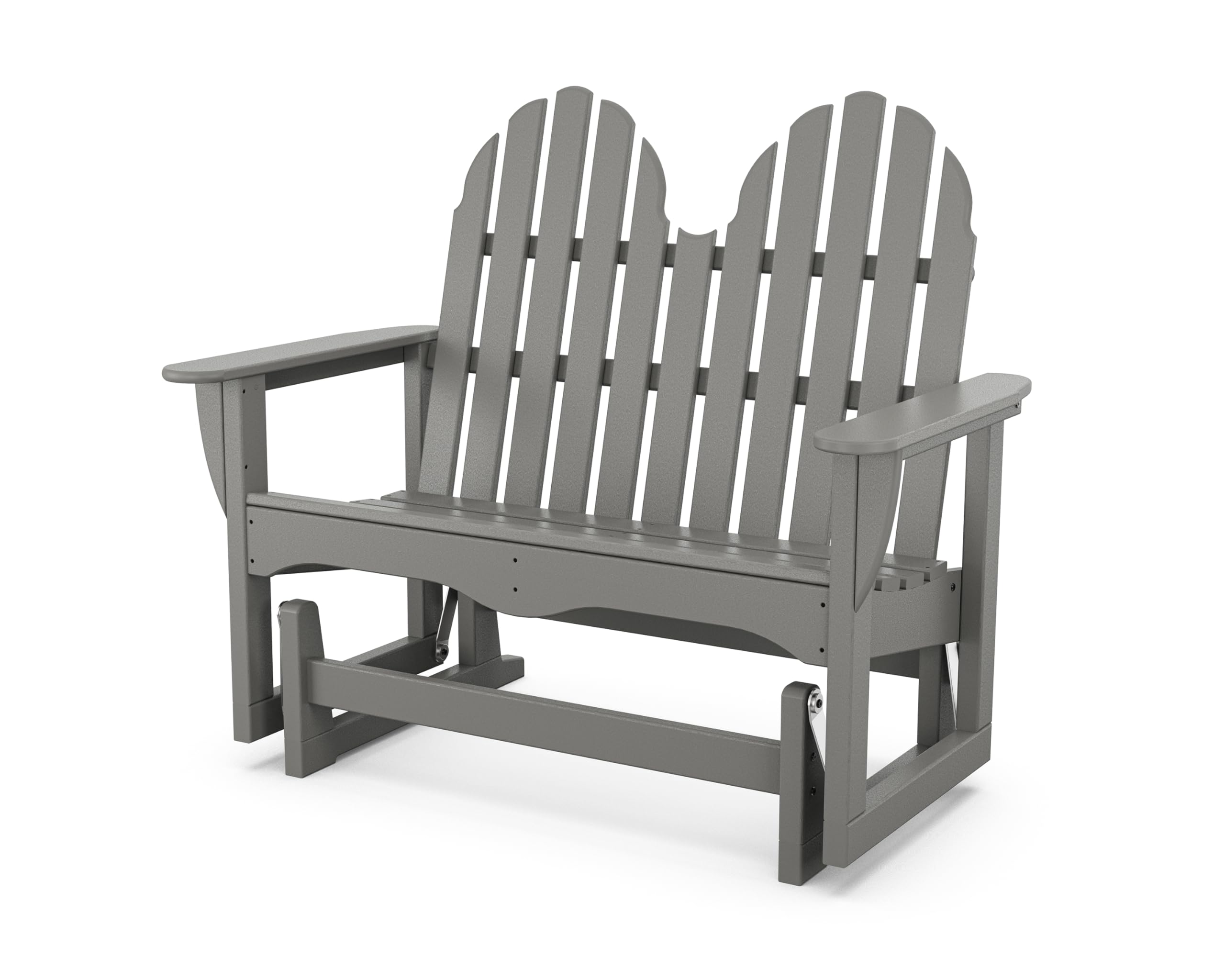 POLYWOOD® Classic Adirondack Glider, Slate Grey