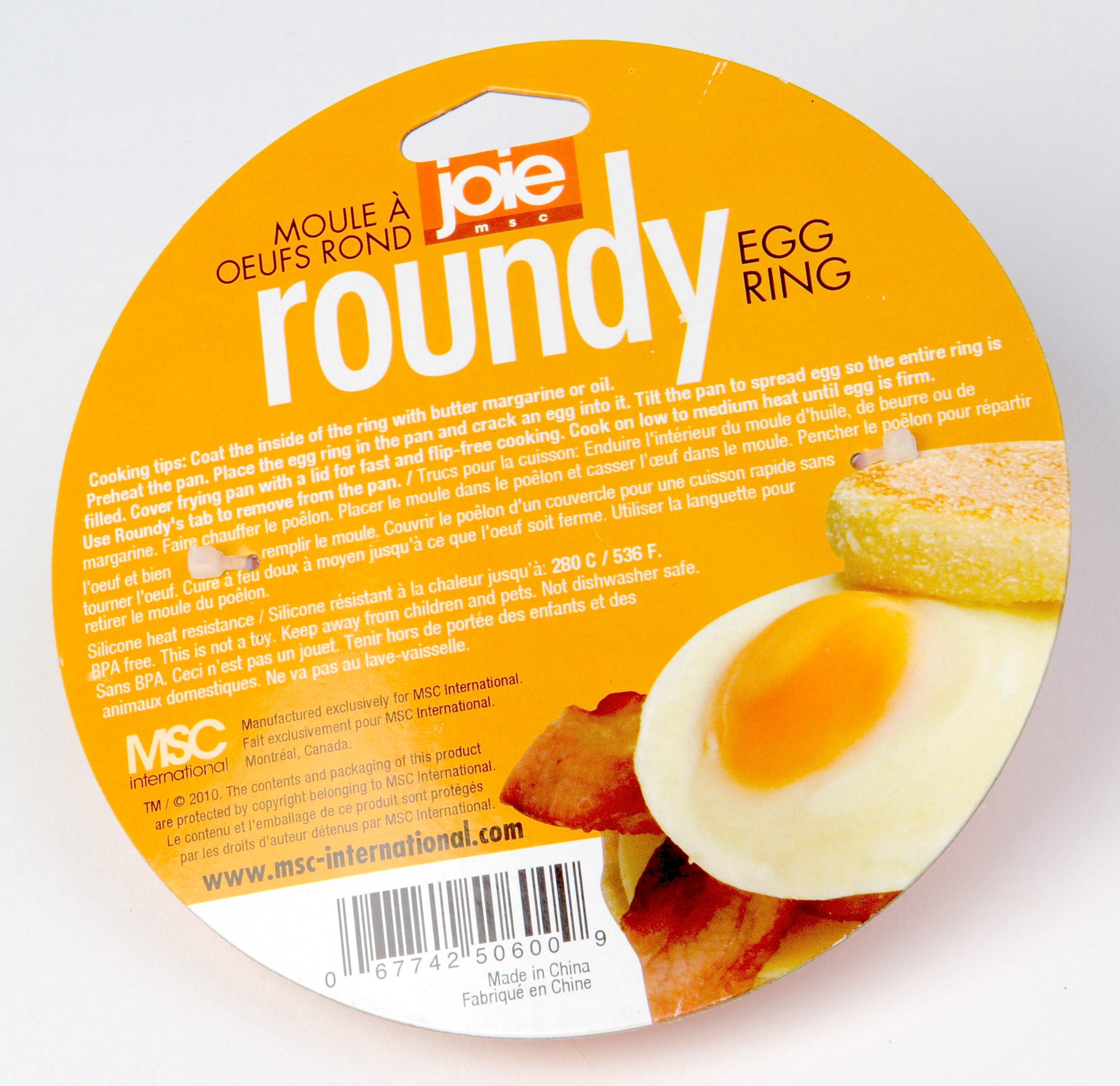 MSC International Jo!e Roundy Egg Ring Forms, 6-Pack