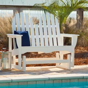 POLYWOOD® Classic Adirondack Glider, Slate Grey