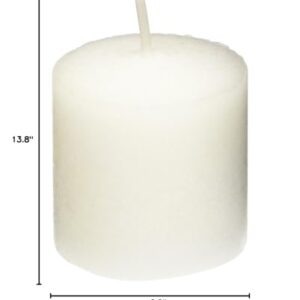 Yummi 10hr Unscented White Votive Candles -21 per Pack