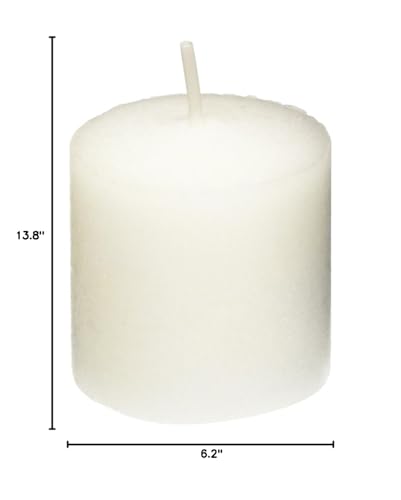 Yummi 10hr Unscented White Votive Candles -21 per Pack