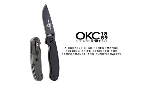 Ontario Knife 8861 Folding Knife, Black