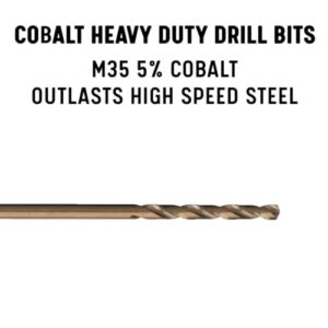 Drill America - GLBCOX615/64 15/64" x 6" Cobalt Aircraft Extension Drill Bit, GLBCO Series