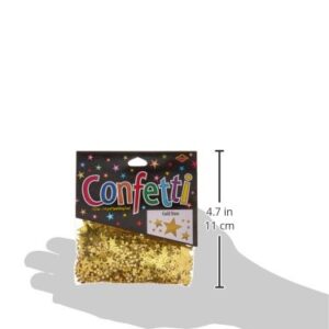 Beistle Gold Stars Confetti