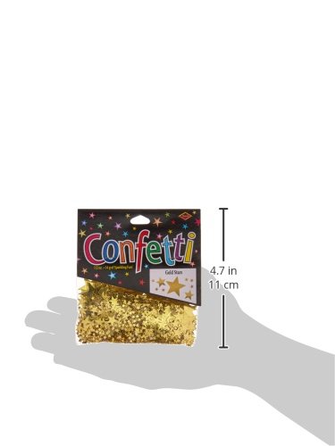 Beistle Gold Stars Confetti