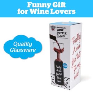 BigMouth Inc Ultimate Wine Bottle Glass, Holds Full Bottle of 750 Milliliters